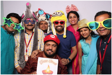 Bendigo and Adelaide Bank staff celebrate Diwali and fundraise for Asha. November 2018