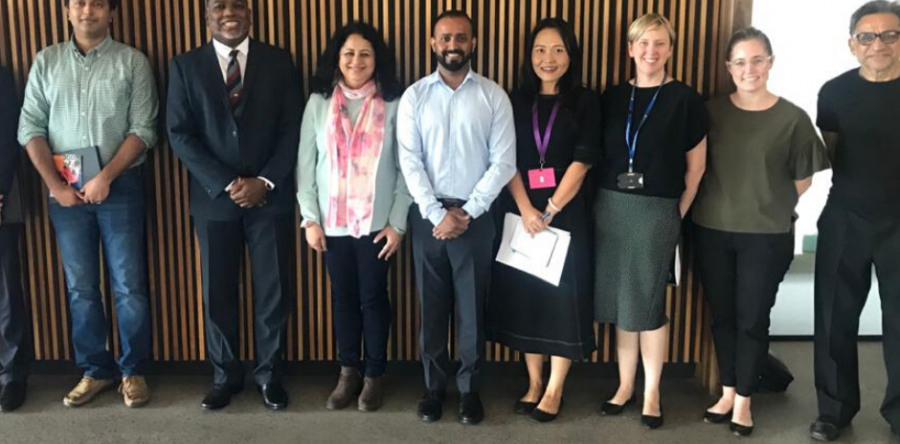 Dr Kiran and Asha graduate Mahinder visit the University of Queensland