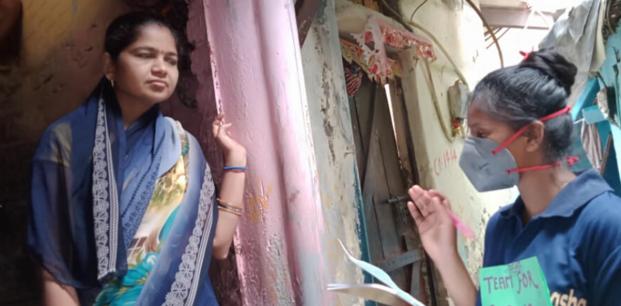 Asha warriors providing relief to Asha communities