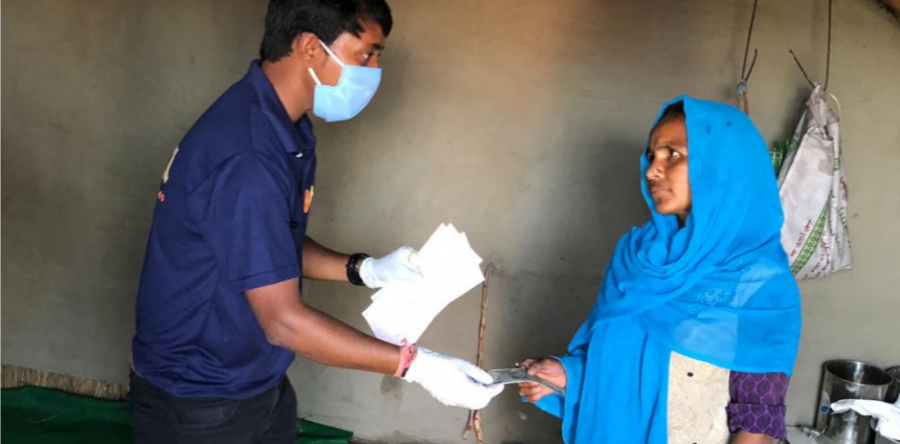 Asha provides financial aid to slum dwellers by the river bed