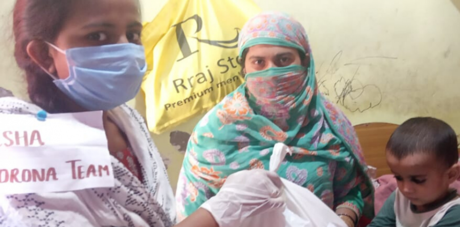 Asha focuses on providing aid to children in the slums as the lockdown extends