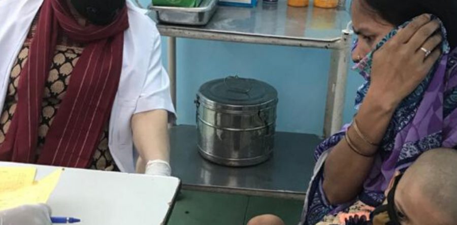 Dr Kiran runs a clinic at Asha’s Kalkaji slum centre