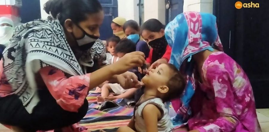 Asha caters to each child in the Asha slums