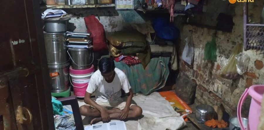 Asha COVID-19 Emergency Response: Final year Delhi University Asha students prepare to take their online exams