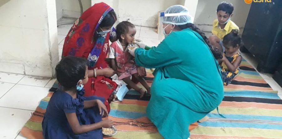 Asha COVID-19 Emergency Response: Asha supplementary feeding program is ongoing on all slum communities