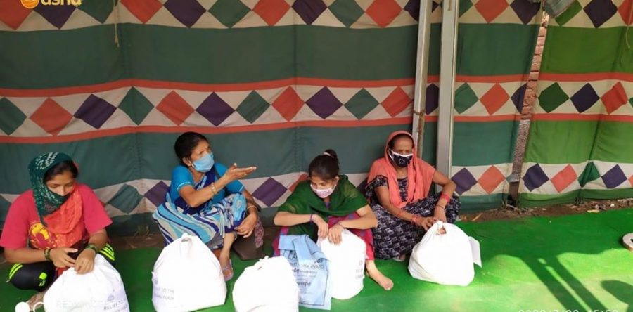 Asha’s relief programmes benefit hundreds of homeless Anna Nagar slum residents