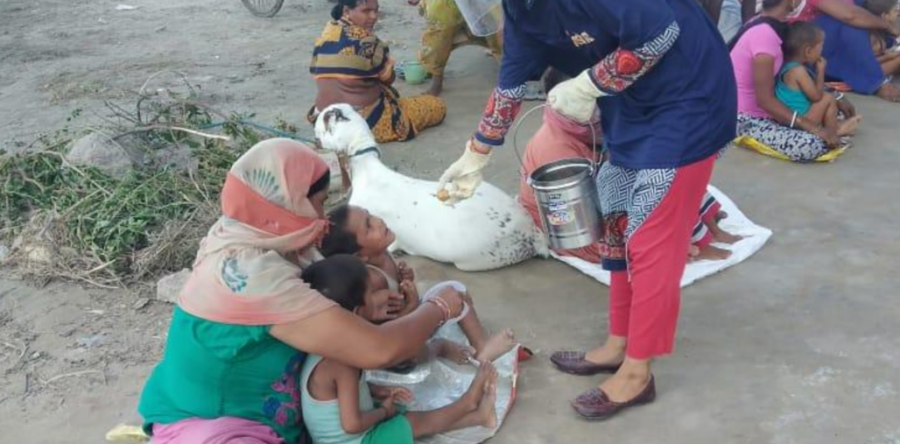 Asha COVID-19 Emergency Response: Asha runs a supplementary nutrition program to combat malnutrition in the river bed slum