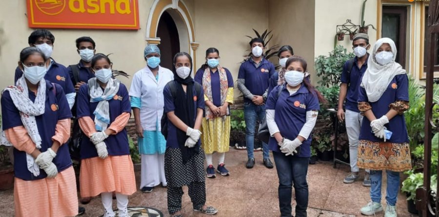 Asha COVID-19 Emergency Response: Asha corona warriors in all slums get vaccinated through Asha