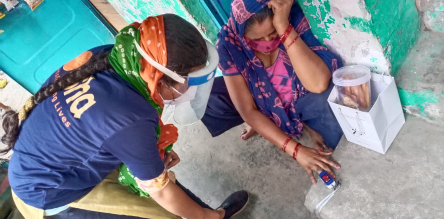 Asha COVID-19 Emergency Response: The Asha Team and Asha Corona Warriors treat patients at home in the slums