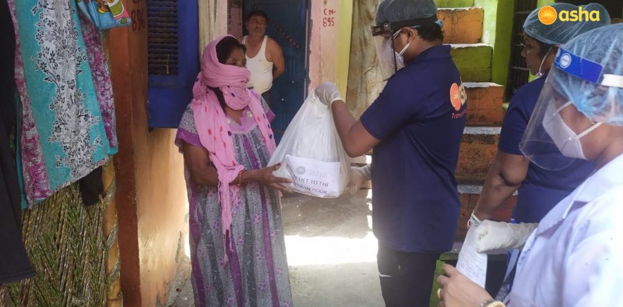 Asha COVID-19 Emergency Response: Asha slum communities receive compassionate care from Asha in this pandemic