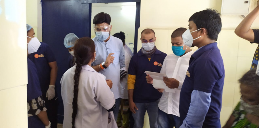 Asha COVID-19 Emergency Response: Anna Nagar MLA visits Asha’s Anna Nagar slum community