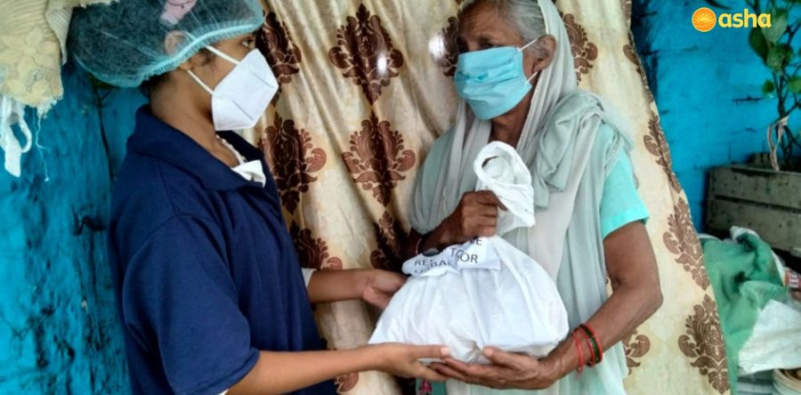 Asha continues to helps thousands of slum families in distress