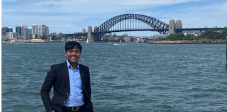 Asha Student Tushar from Mayapuri Slum community reached Sydney