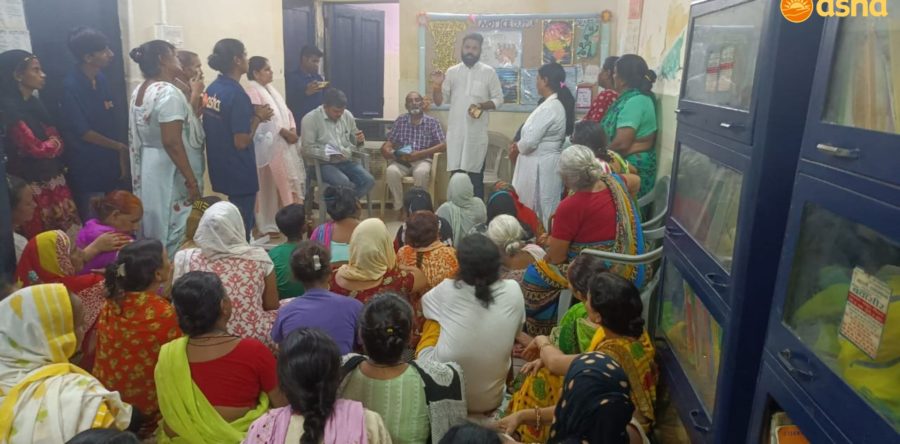 MLA Visits Asha Centre in Anna Nagar