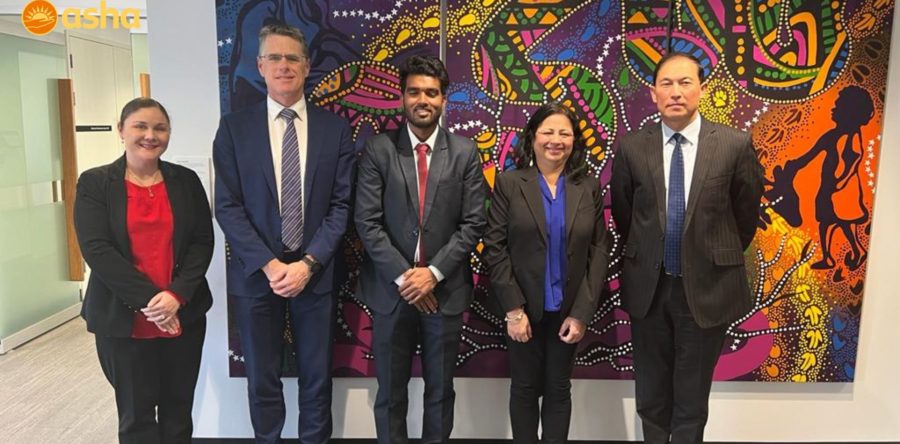 Dr Kiran visits the University of Queensland
