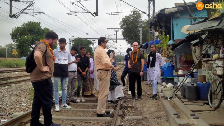 Faculty of Medicine, Dentistry & Health Sciences, University of Melbourne visit Asha Mayapuri Slum Centre