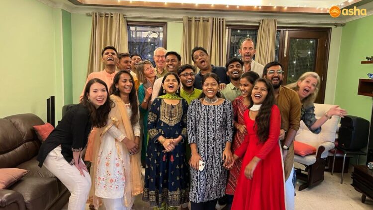 Asha Students Celebrate Diwali with friends of Asha GB