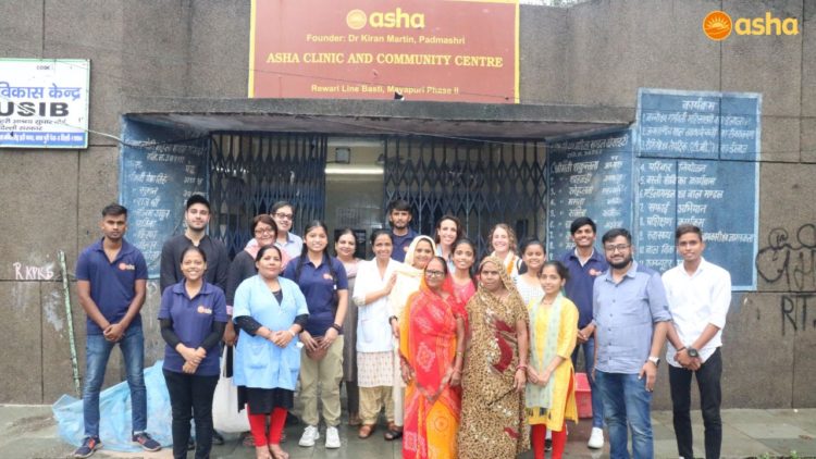 Visit of Vitamin Angels team at Asha Mayapuri Centre