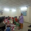 Dr Saffron Homayoun, a Child and Adolescent Psychiatrist, visited Dr Ambedkar Basti slum community