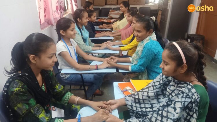 Children Practicing Values-The Asha Way of Life