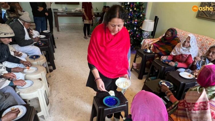 Dr Kiran hosts New Year lunch for the the Elderly, spreading Hope and Joy