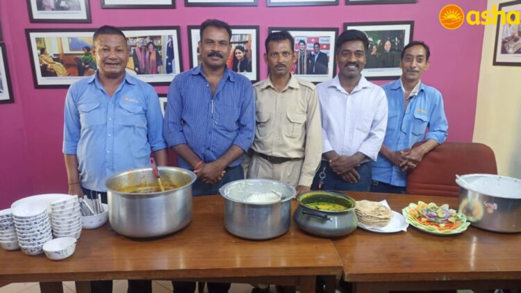 Generosity in Action:  Asha Drivers and the Gardener becoming fine examples for living the “Asha Way of Life.”