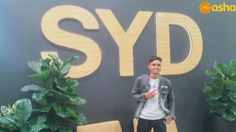 ASHA STUDENT SUNNY BEGINS HIS JOURNEY AT SYDNEY UNIVERSITY