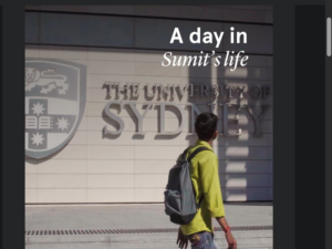A Day in the Life of Sumit, Asha Student Pursuing Public Policy at the University of Sydney