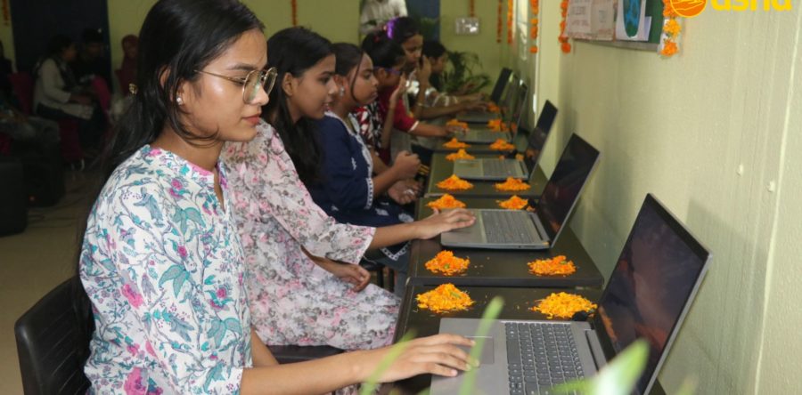 Bridging the Digital Divide: Asha’s Associate Director Freddy Martin Inaugurates IT Lab at Peeragarhi Slum Community