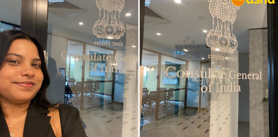 Asha Student Mohini Interns at Indian Consulate in Brisbane